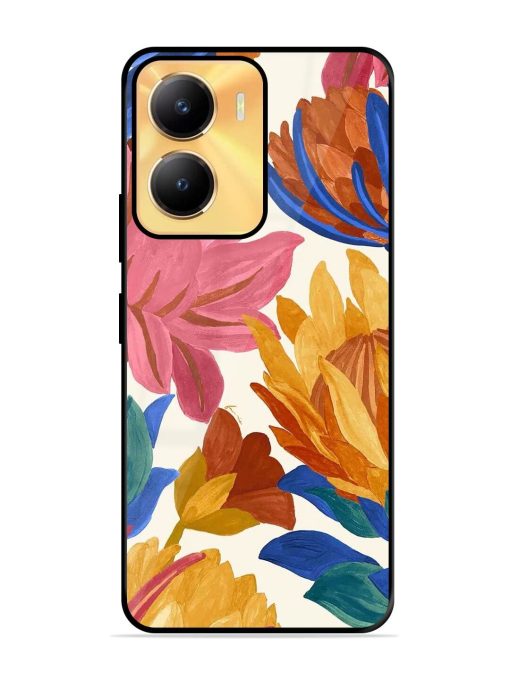 Blooming Tapestry Glossy Soft Edge Case for Vivo Y56 (5G) Chachhi