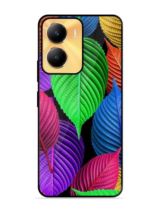 Rainbow Leaf Symphony Glossy Soft Edge Case for Vivo Y56 (5G) Chachhi