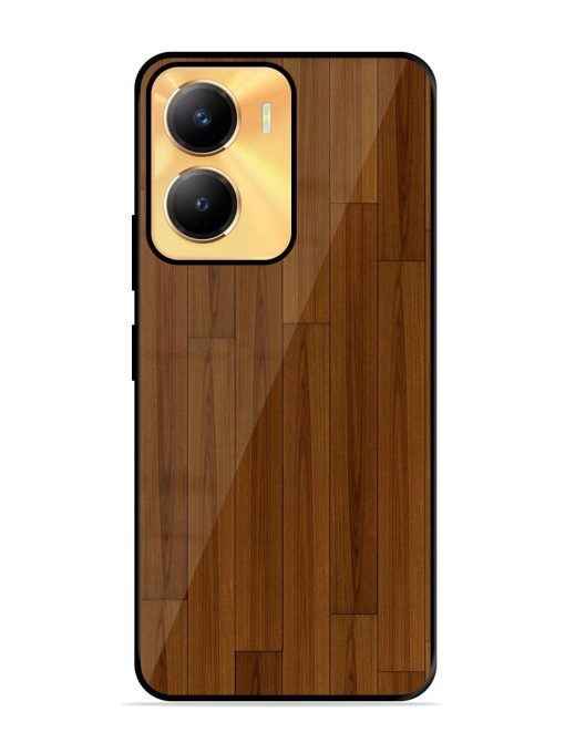 Warm Woodgrain Glossy Soft Edge Case for Vivo Y56 (5G) Chachhi