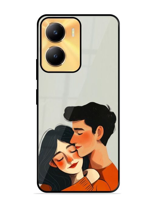 Craft Couples Glossy Soft Edge Case for Vivo Y56 (5G) Chachhi