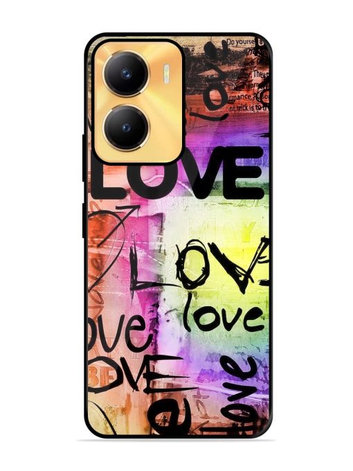 Love Graffiti Glossy Soft Edge Case for Vivo Y56 (5G) Chachhi