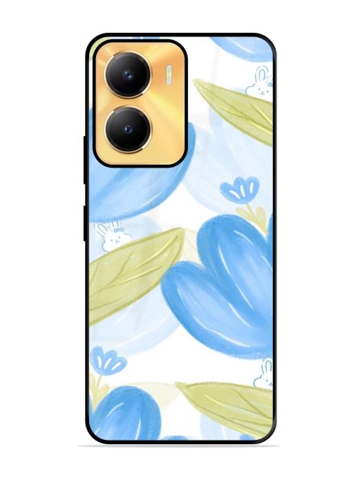 Bunny'S Blue Garden Glossy Soft Edge Case for Vivo Y56 (5G) Chachhi