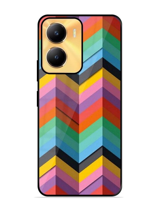 Colorful Zigzag Glossy Soft Edge Case for Vivo Y56 (5G) Chachhi