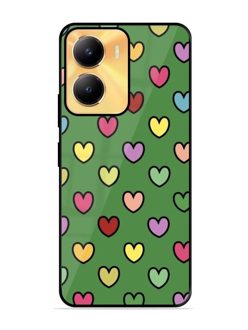 Rainbow Heart Parade Glossy Soft Edge Case for Vivo Y56 (5G) Chachhi