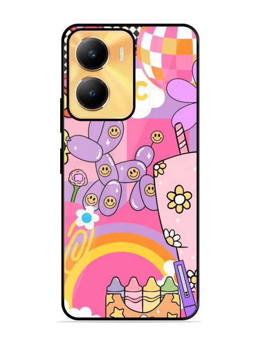 Whimsical Y2K Chaos Glossy Soft Edge Case for Vivo Y56 (5G) Chachhi