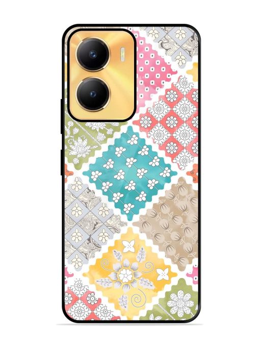 Patchwork Dreamscape Glossy Soft Edge Case for Vivo Y56 (5G) Chachhi