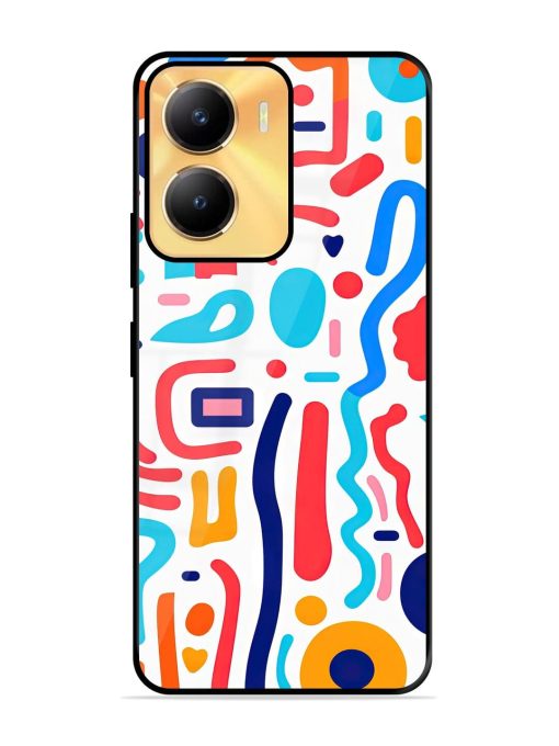 Whimsical Doodle Chaos Glossy Soft Edge Case for Vivo Y56 (5G) Chachhi