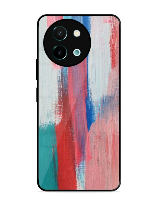 Colorful Chaos Glossy Soft Edge Case for Vivo Y58 (5G) Chachhi