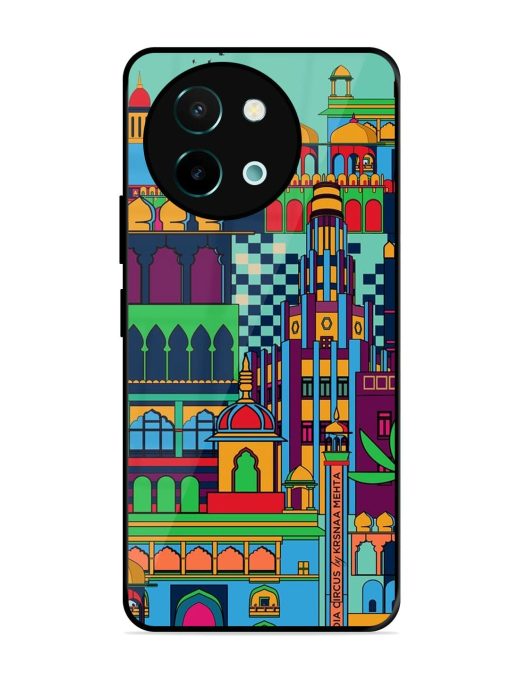 Indian Tapestry Glossy Soft Edge Case for Vivo Y58 (5G) Chachhi