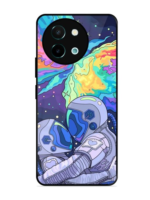 Cosmic Love Glossy Soft Edge Case for Vivo Y58 (5G) Chachhi