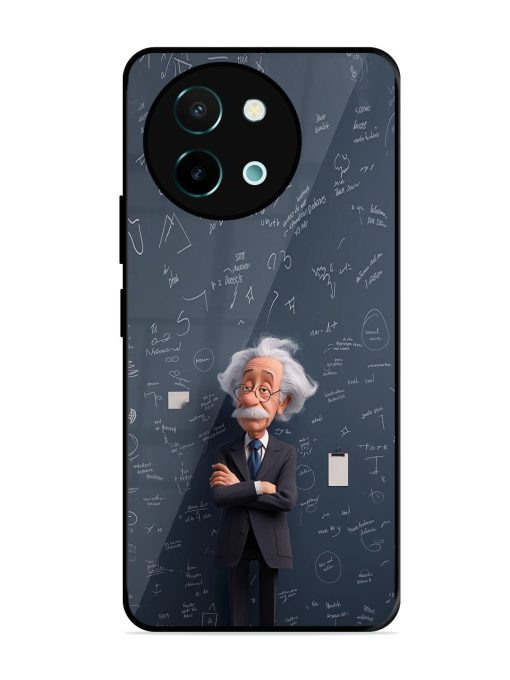 Albert Einstein Glossy Soft Edge Case for Vivo Y58 (5G) Chachhi