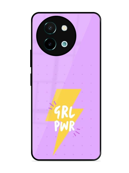 Girl Power Spark Glossy Soft Edge Case for Vivo Y58 (5G) Chachhi