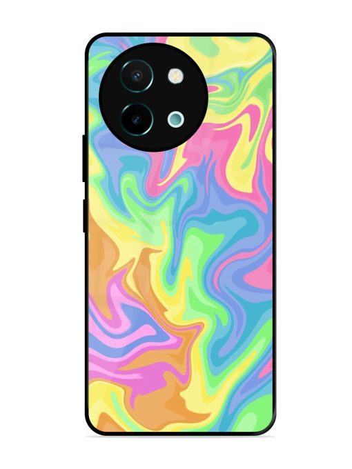 Whimsical Swirl Glossy Soft Edge Case for Vivo Y58 (5G) Chachhi