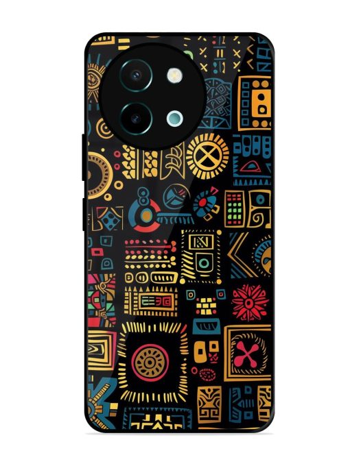 Tribal Tapestry Glossy Soft Edge Case for Vivo Y58 (5G)