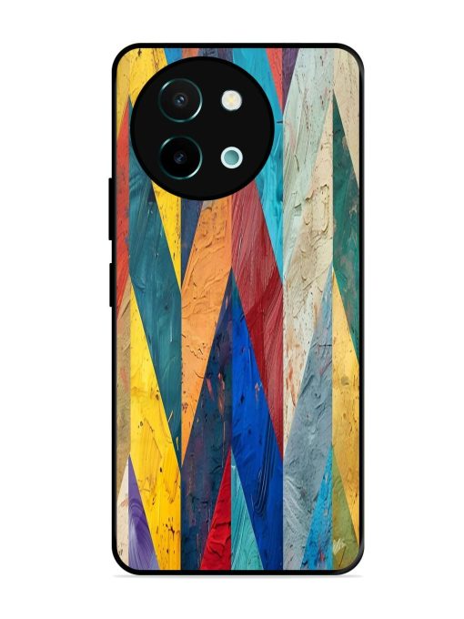 Abstract Tapestry Glossy Soft Edge Case for Vivo Y58 (5G) Chachhi