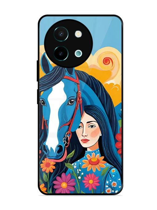 Equine Enchantment Glossy Soft Edge Case for Vivo Y58 (5G) Chachhi