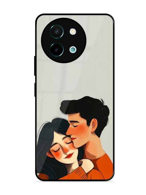 Craft Couples Glossy Soft Edge Case for Vivo Y58 (5G) Chachhi