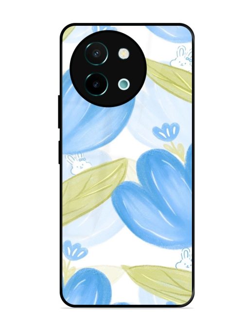 Bunny'S Blue Garden Glossy Soft Edge Case for Vivo Y58 (5G) Chachhi