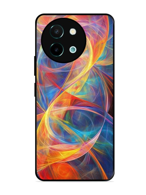 Cosmic Currents Glossy Soft Edge Case for Vivo Y58 (5G) Chachhi