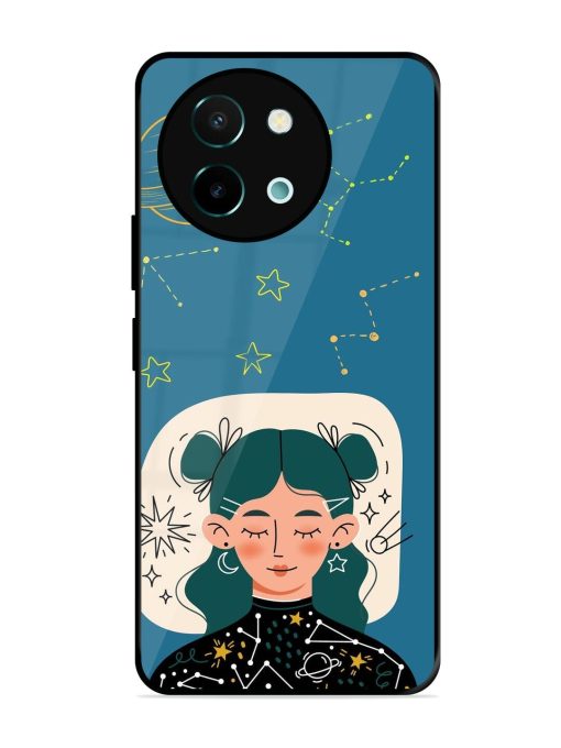 Cosmic Daydreamer Glossy Soft Edge Case for Vivo Y58 (5G) Chachhi