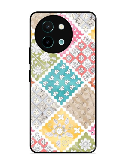 Patchwork Dreamscape Glossy Soft Edge Case for Vivo Y58 (5G) Chachhi