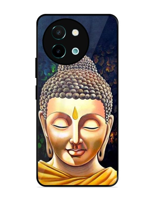 Buddha Face Glossy Soft Edge Case for Vivo Y58 (5G) Chachhi