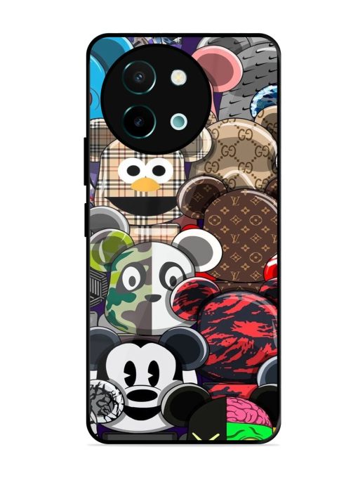 Streetwear Bearbrick Extravaganza Glossy Soft Edge Case for Vivo Y58 (5G) Chachhi