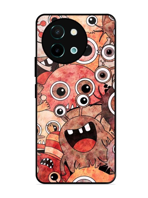 Monster Mash Glossy Soft Edge Case for Vivo Y58 (5G) Chachhi