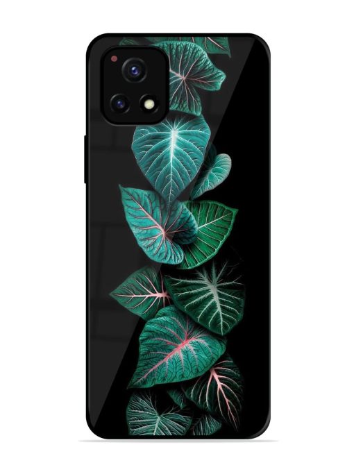 Emerald Elegance Glossy Soft Edge Case for Vivo Y72 (5G) Chachhi