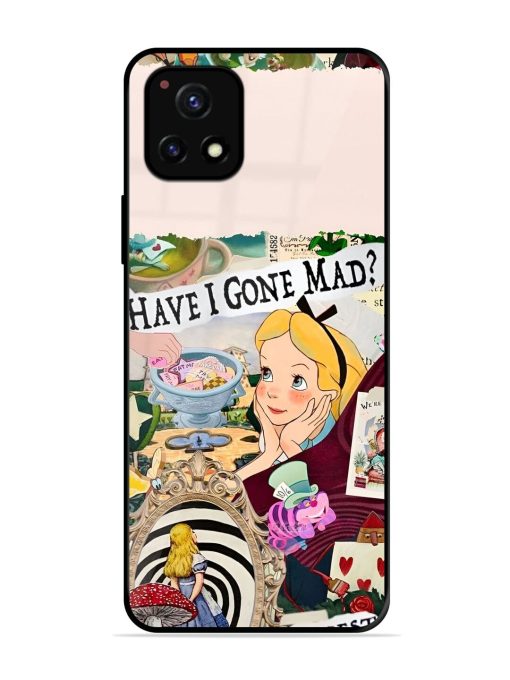 Mad Hatter'S Collage Glossy Soft Edge Case for Vivo Y72 (5G) Chachhi