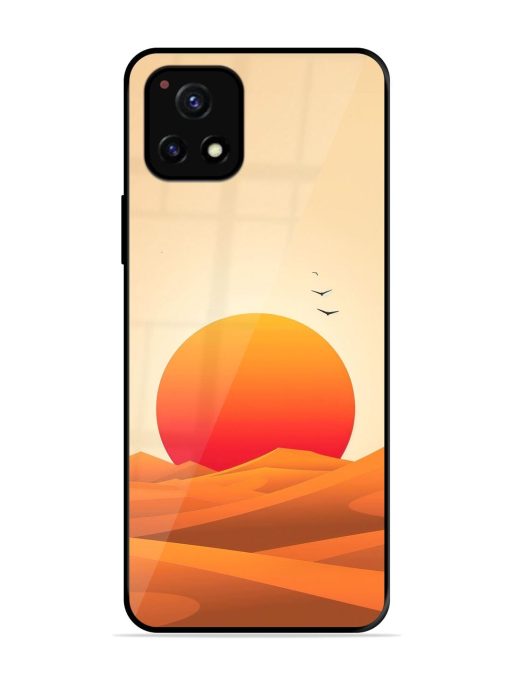 Desert Sunset Glossy Soft Edge Case for Vivo Y72 (5G)