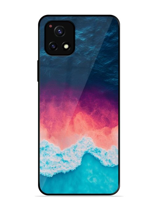 Where The Ocean Meets The Sky Glossy Soft Edge Case for Vivo Y72 (5G) Chachhi