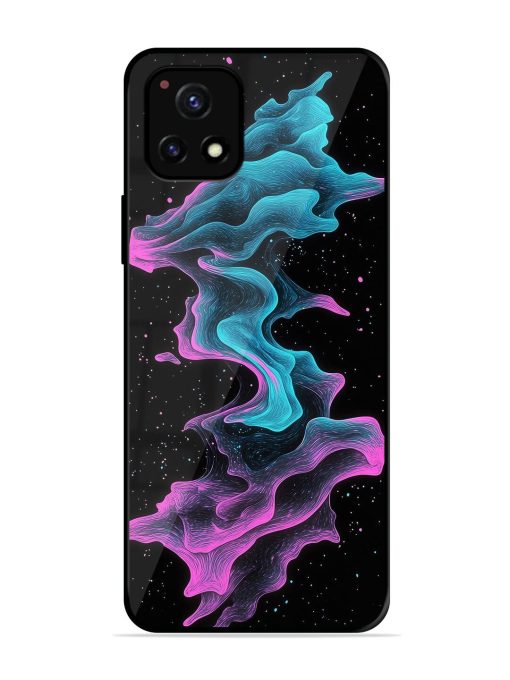 Cosmic Currents Glossy Soft Edge Case for Vivo Y72 (5G) Chachhi