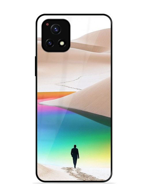 Desert Dreams Glossy Soft Edge Case for Vivo Y72 (5G) Chachhi