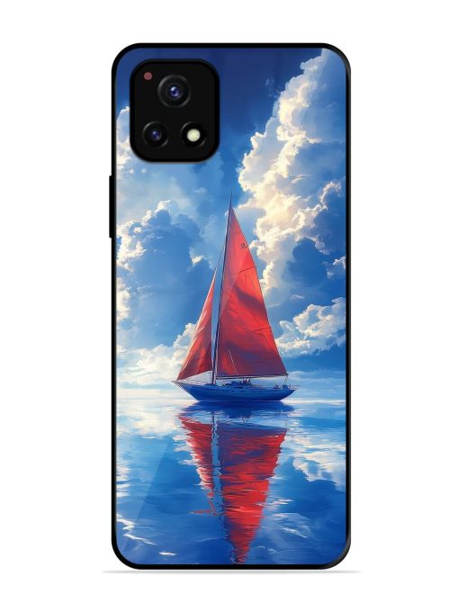 Crimson Sails Glossy Soft Edge Case for Vivo Y72 (5G) Chachhi