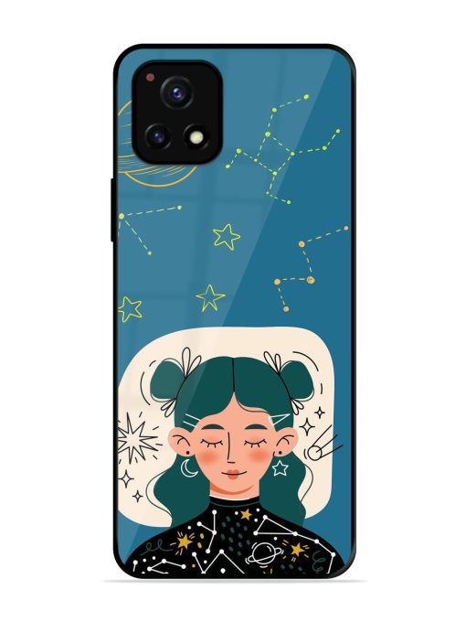 Cosmic Daydreamer Glossy Soft Edge Case for Vivo Y72 (5G) Chachhi