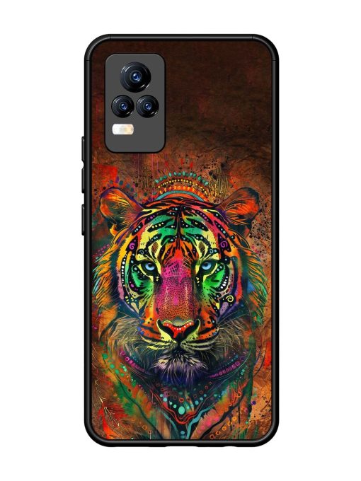 Cosmic Tiger Glossy Soft Edge Case for Vivo Y73 Chachhi