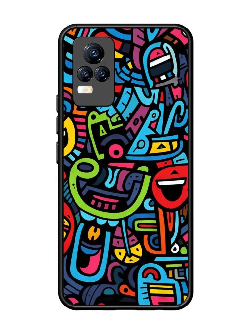 Doodlephoria Glossy Soft Edge Case for Vivo Y73 Chachhi