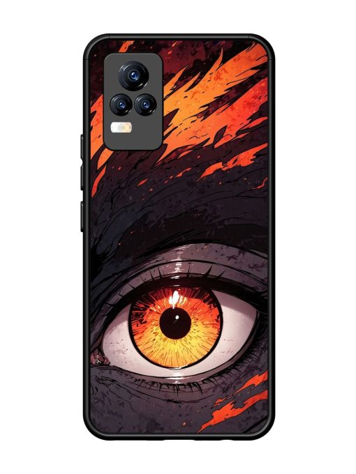 Inferno Gaze Glossy Soft Edge Case for Vivo Y73 Chachhi