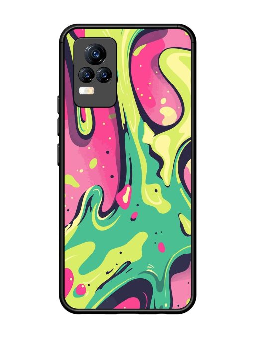 Gooey Grooves Glossy Soft Edge Case for Vivo Y73 Chachhi