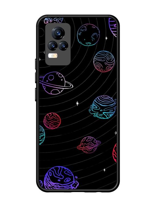 Cosmic Ballet Glossy Soft Edge Case for Vivo Y73 Chachhi