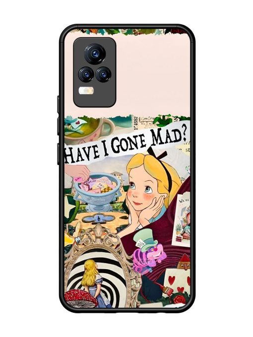 Mad Hatter'S Collage Glossy Soft Edge Case for Vivo Y73 Chachhi