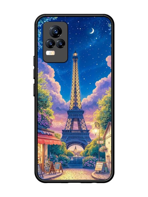 Twilight In Paris Glossy Soft Edge Case for Vivo Y73 Chachhi