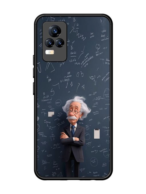 Albert Einstein Glossy Soft Edge Case for Vivo Y73 Chachhi