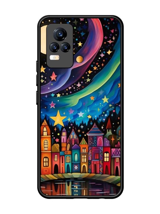 Starlit Village Glossy Soft Edge Case for Vivo Y73 Chachhi