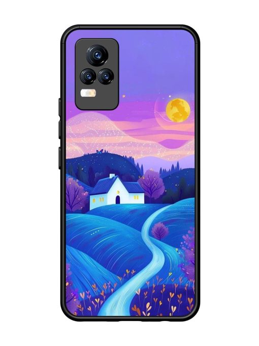 Moonlit Meadow Glossy Soft Edge Case for Vivo Y73 Chachhi