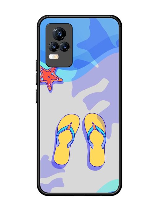 Sandy Toes And Salty Seas Glossy Soft Edge Case for Vivo Y73 Chachhi