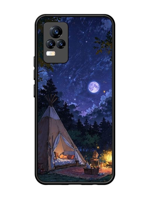 Moonlight Camping Glossy Soft Edge Case for Vivo Y73