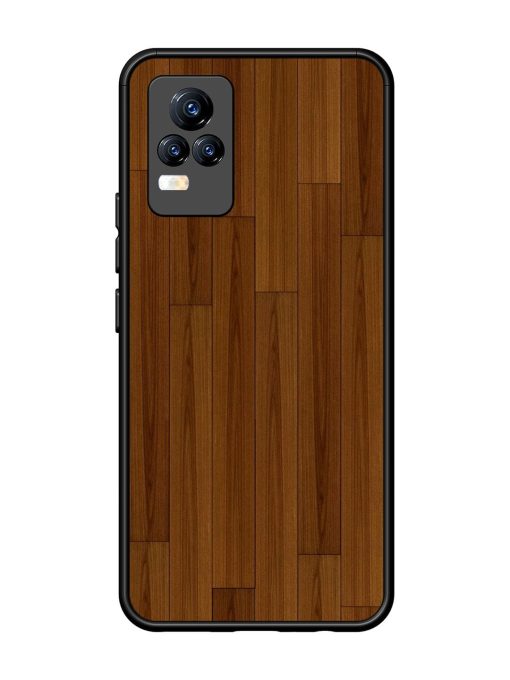 Warm Woodgrain Glossy Soft Edge Case for Vivo Y73 Chachhi