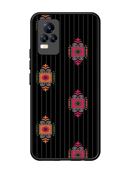 Ornate Elegance Glossy Soft Edge Case for Vivo Y73 Chachhi